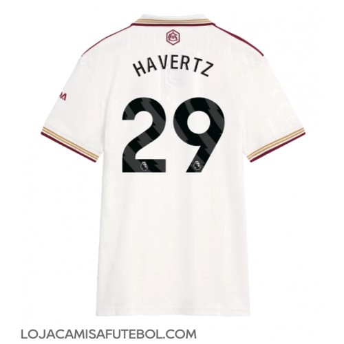 Camisa de Futebol Arsenal Kai Havertz #29 Equipamento Alternativo Mulheres 2025-26 Manga Curta